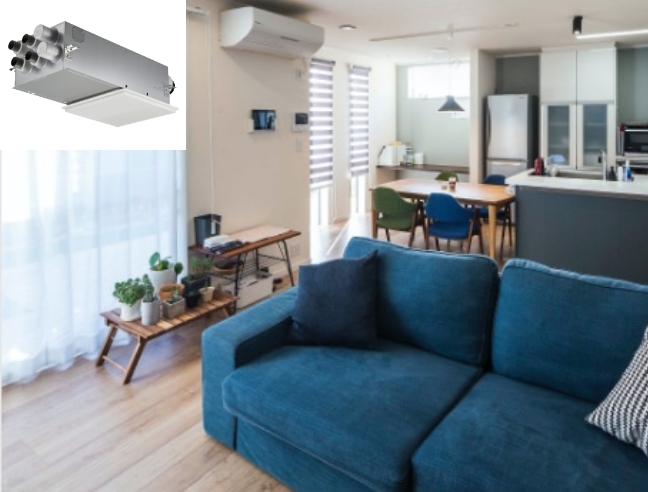 家じゅういつでも快適に 熱交換気システム(全棟標準)